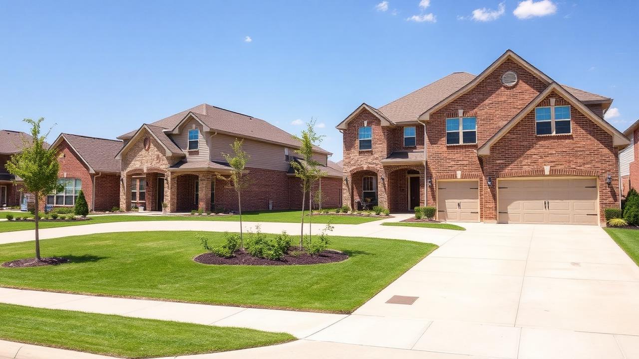 Manvel real estate — Boatman Realty Manvel Texas new construction suburban homes with green lawns